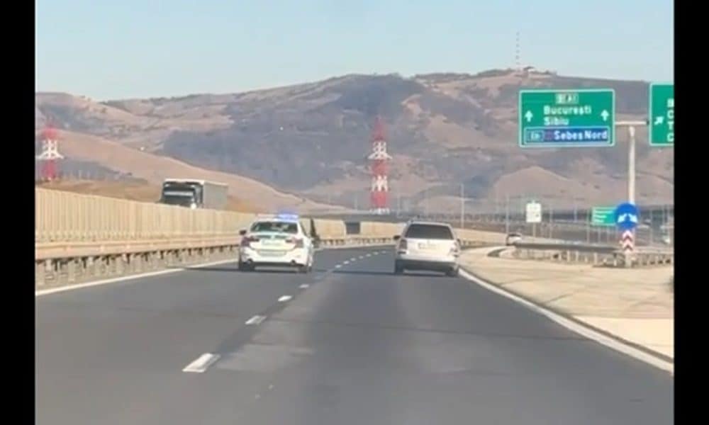 video: Șofer urmărit de poliție pe o distanță de 20