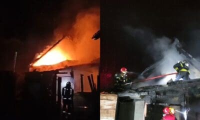 update video: incendiu la o locuință din alba iulia, cu
