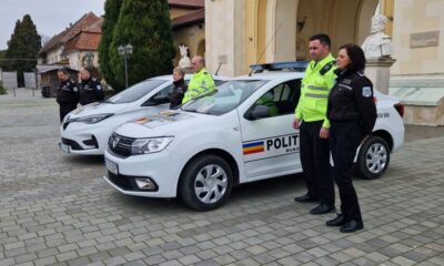 video: polițiștii locali din alba iulia au ținut un moment