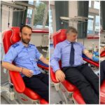foto: 15 jandarmi din alba au donat sânge, în cadrul