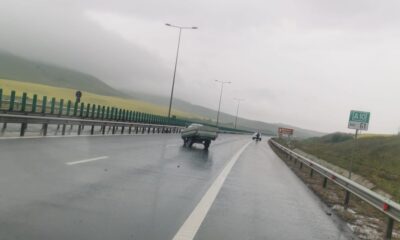 foto: accident rutier pe autostrada a10 turda sebeș, în zona dumbrava.