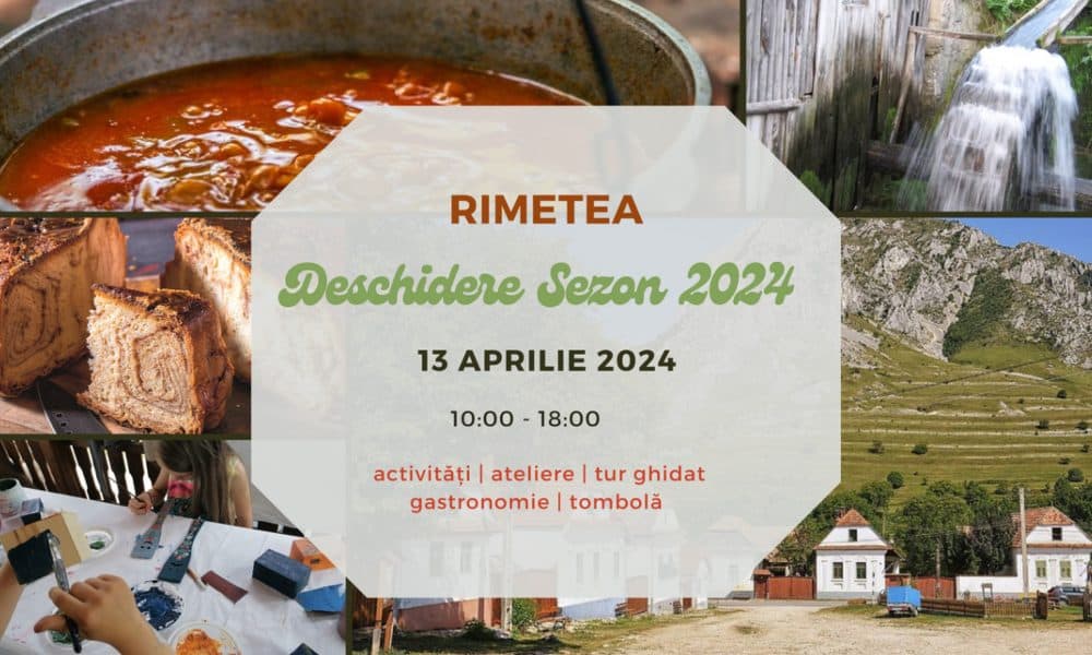 Sâmbătă, 13 aprilie: Deschiderea sezonului turistic 2024, la Rimetea ...