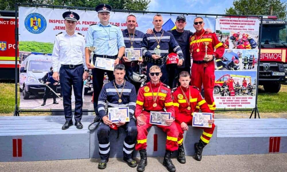 foto: echipa isu alba, pe primul loc la competiția națională