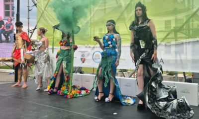 live video: green fashion show la alba iulia. ce costume