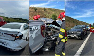 foto: accident pe autostrada a1, sebeș – sibiu, în zona