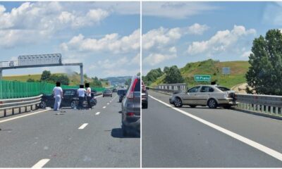 foto: accident rutier pe autostrada a1 sebeș – orăștie, în