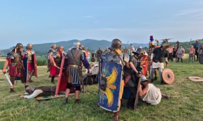 video: marea luptă dintre daci și romani la festivalul cetăților
