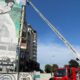 foto: intervenție a pompierilor cu autoscara, în centrul municipiului alba