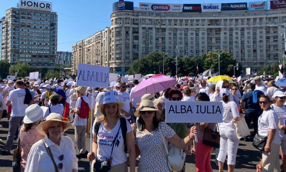 foto video: delegație a contabililor din alba, la protestele de