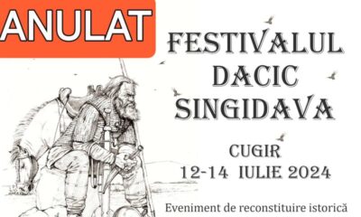 festivalul dacic singidava de la cugir a fost anulat din