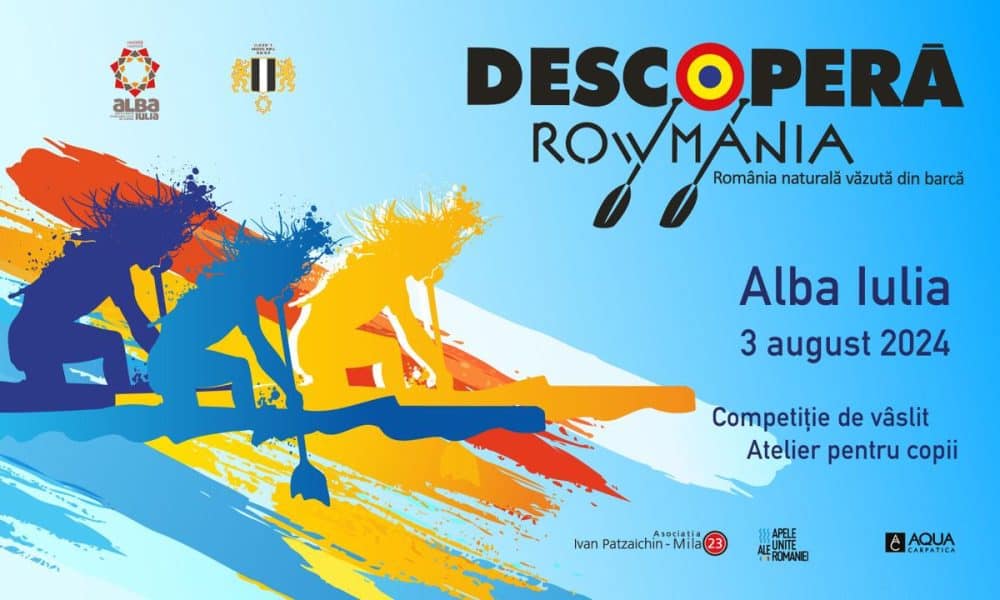 sâmbătă: descoperă rowmania, la alba iulia. competiție de vâslit în