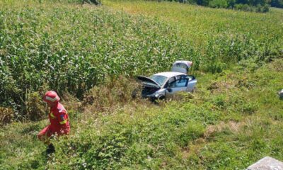 foto: accident pe dn 74, la ieșirea din tăuți spre