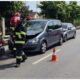 foto: accident în alba iulia, în zona micești. intervin pompierii