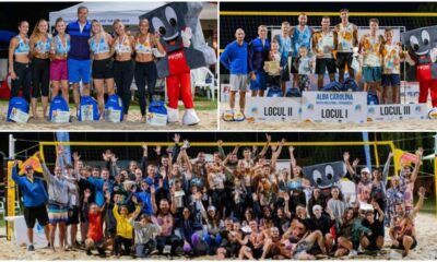 foto: alba carolina beach volleyball tournament și a desemnat câștigătorii. aproape