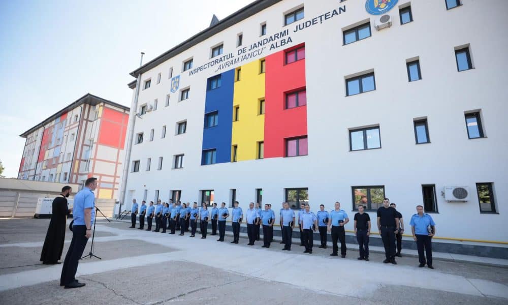 foto avansări în grad la jandarmeria alba: 3 ofițeri și