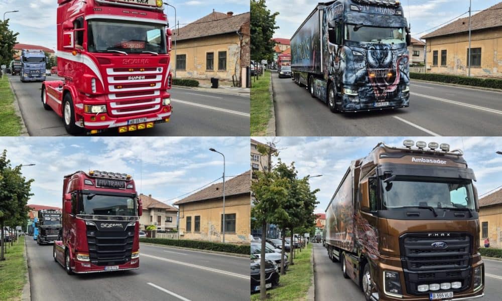 foto video: cele mai frumoase camioane au ajuns la alba iulia.