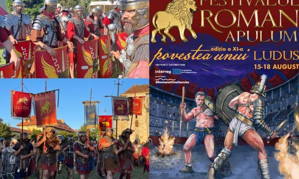 festivalul roman apulum: povestea unui ludus, din 15 august, la