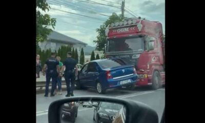 video: accident între alba iulia și micești. autoturism lovit de