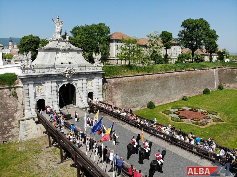 ceremonialul schimbului de gardă cu garda cetății alba carolina, reprogramat