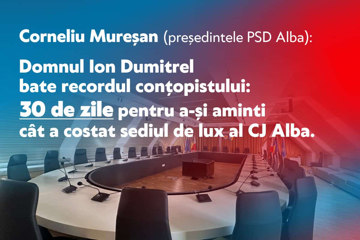 corneliu mureșan: domnul dumitrel bate recordul conțopistului 30 de zile