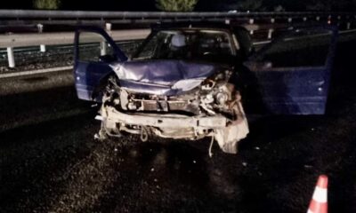 foto: accident pe autostrada a1, în zona localității orăștie. trei