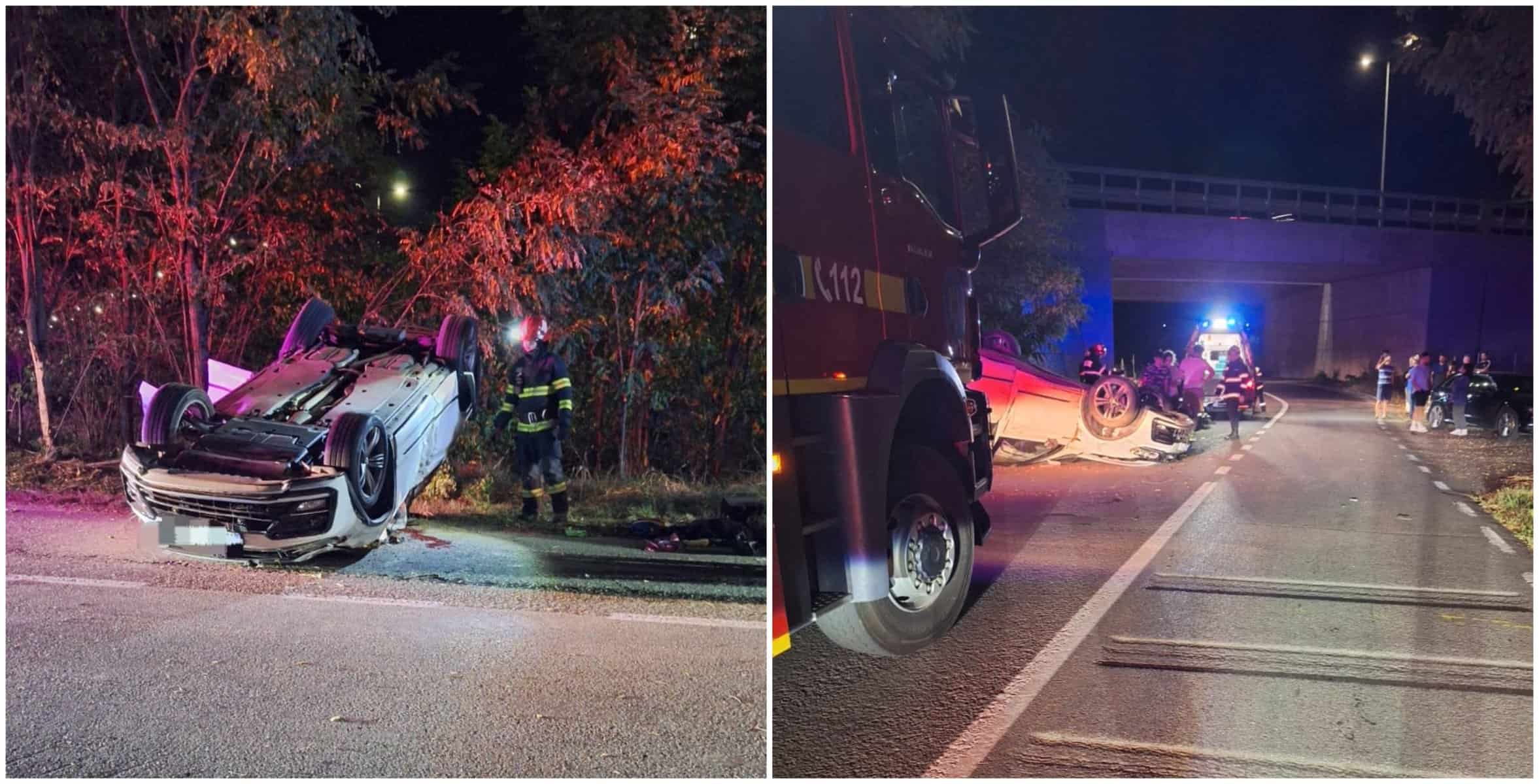 foto video: accident între oarda de jos și limba. doi tineri