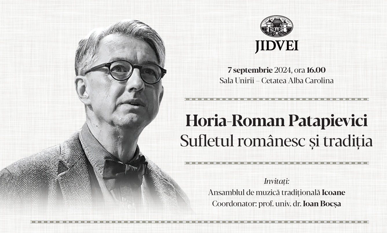 horia roman patapievici susține o conferință la alba iulia. “sufletul românesc