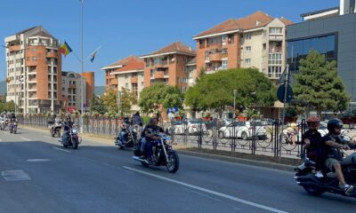 video: parada motocicliștilor pe străzile din alba iulia. apulum bike