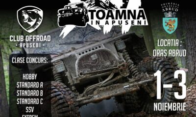 1 3 noiembrie: concursul de offroad „toamna în apuseni”. adrenalină cu