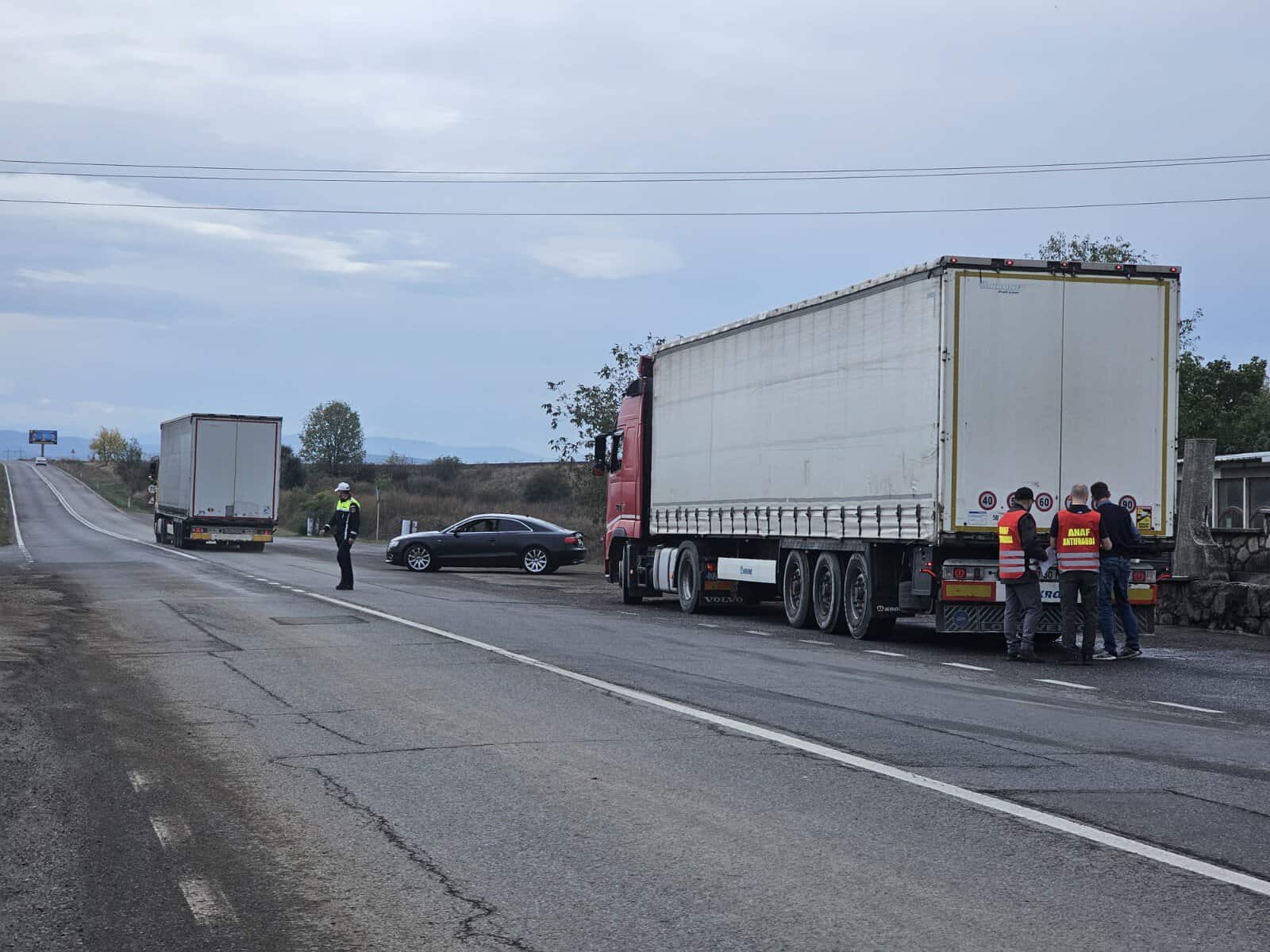 alba: operațiune de monitorizare a transporturilor rutiere de bunuri cu