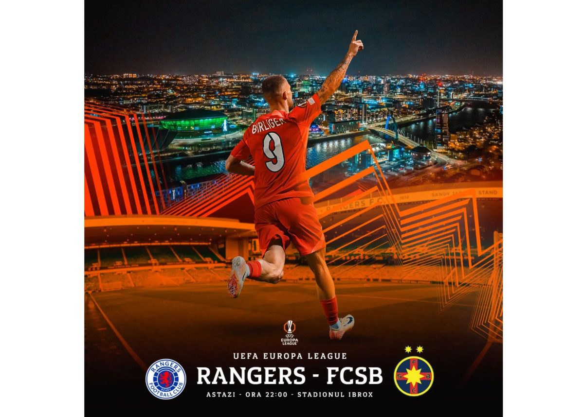 cine transmite la tv meciul glasgow rangers – fcsb. partida