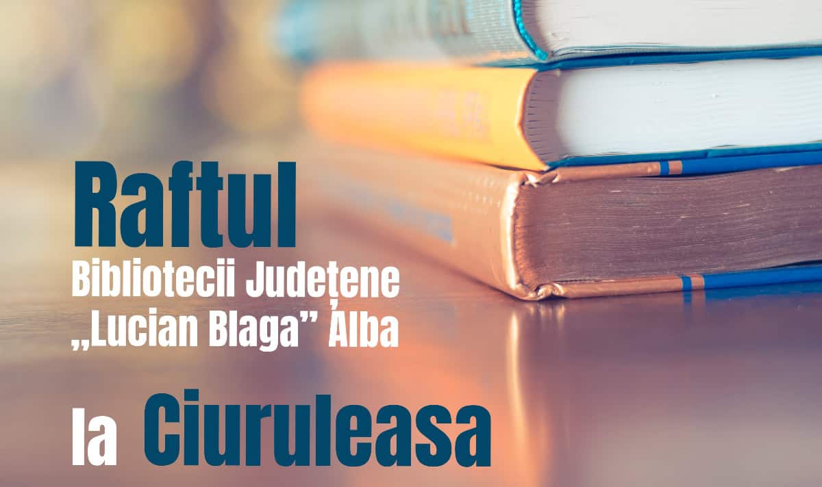 comuna ciuruleasa primește cărți de la biblioteca județeană alba. eveniment