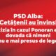 comunicat psd alba: ”cetățenii au învins! decizia în cazul ponoran