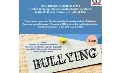 concurs de eseuri pentru elevii de liceu, lansat de tribunalul