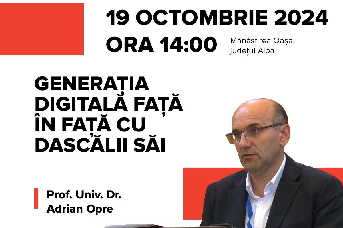 eveniment la mănăstirea oașa: „generația digitală față în față cu