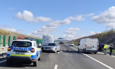 foto: al treilea accident produs miercuri pe autostrada a1, în