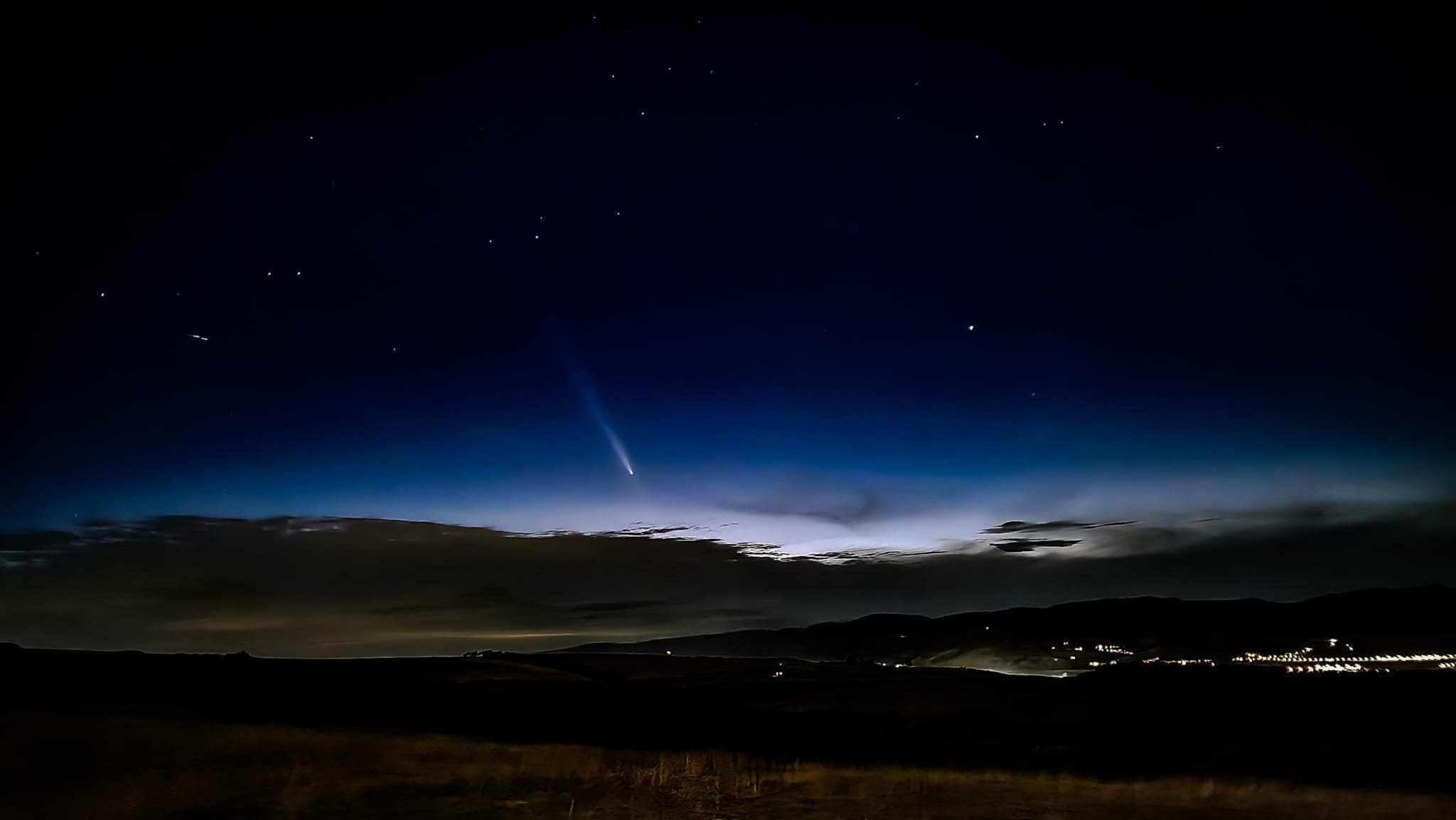 foto: cometă vizibilă la alba iulia. ce este și de