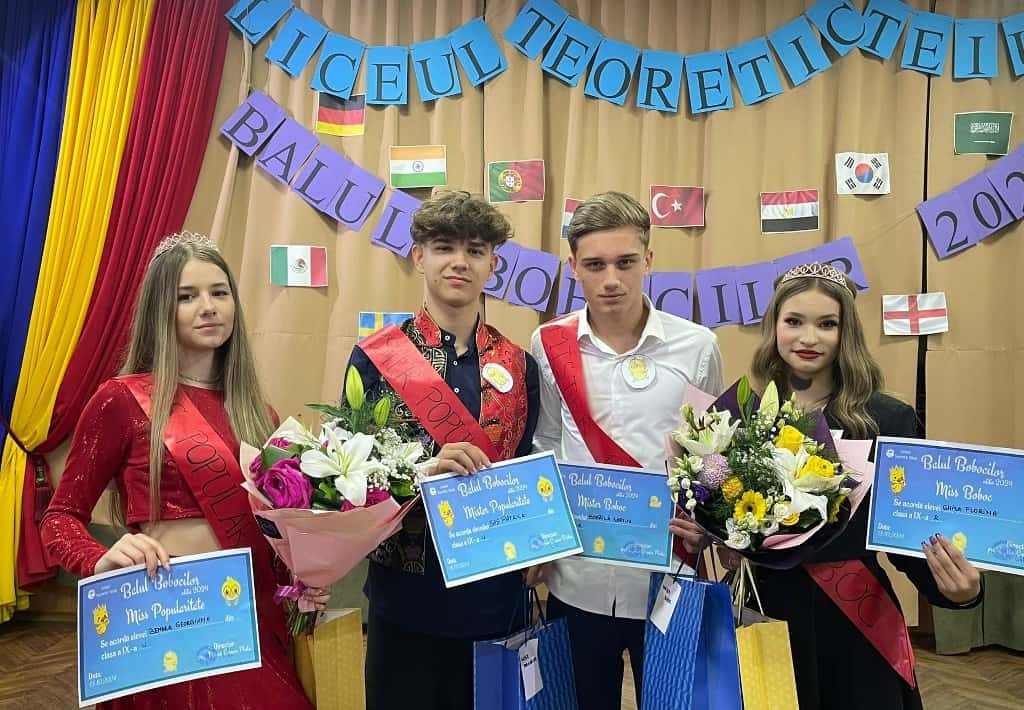 foto: florina ghișa și darius bobăilă, miss și mister boboc