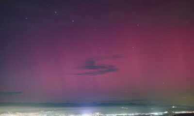 foto: imagini spectaculoase cu aurora boreală, surprinse lângă alba iulia