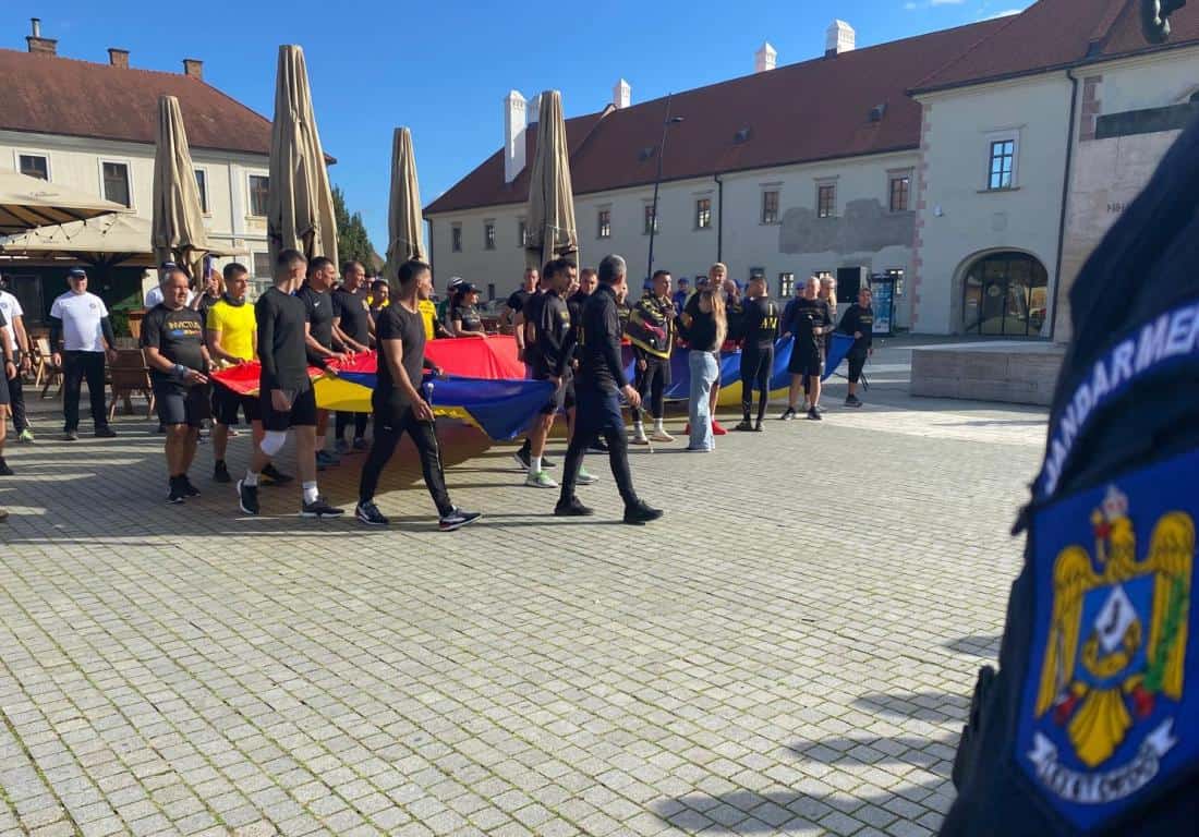 foto: Ștafeta veteranilor invictus 2024 a ajuns la sebeș și