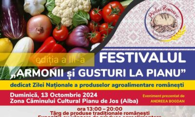 festivalul armonii și gusturi la pianu de jos. produse tradiționale,