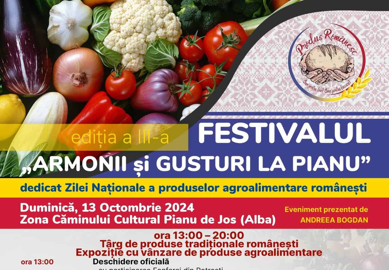 festivalul armonii și gusturi la pianu de jos. produse tradiționale,