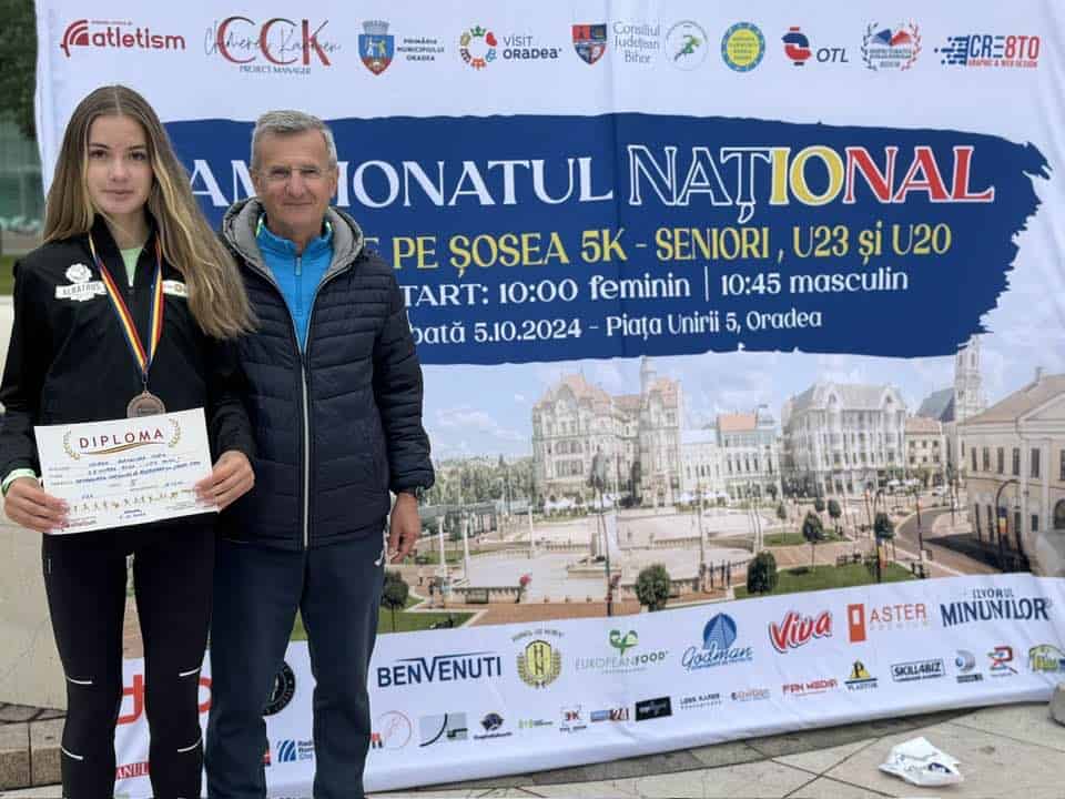 medalie de bronz pentru alexandra cristea, sportivă a cs unirea