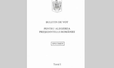 ordinea pe buletinul de vot din primul tur la alegerile