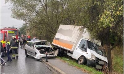 trafic aglomerat pe dn 7, în zona brezoi. două persoane,