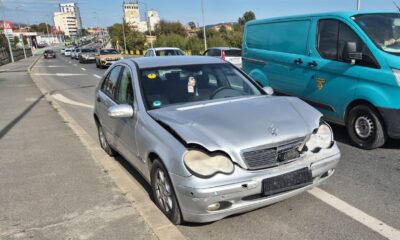 video: accident între trei autoturisme, la ieșirea din alba iulia