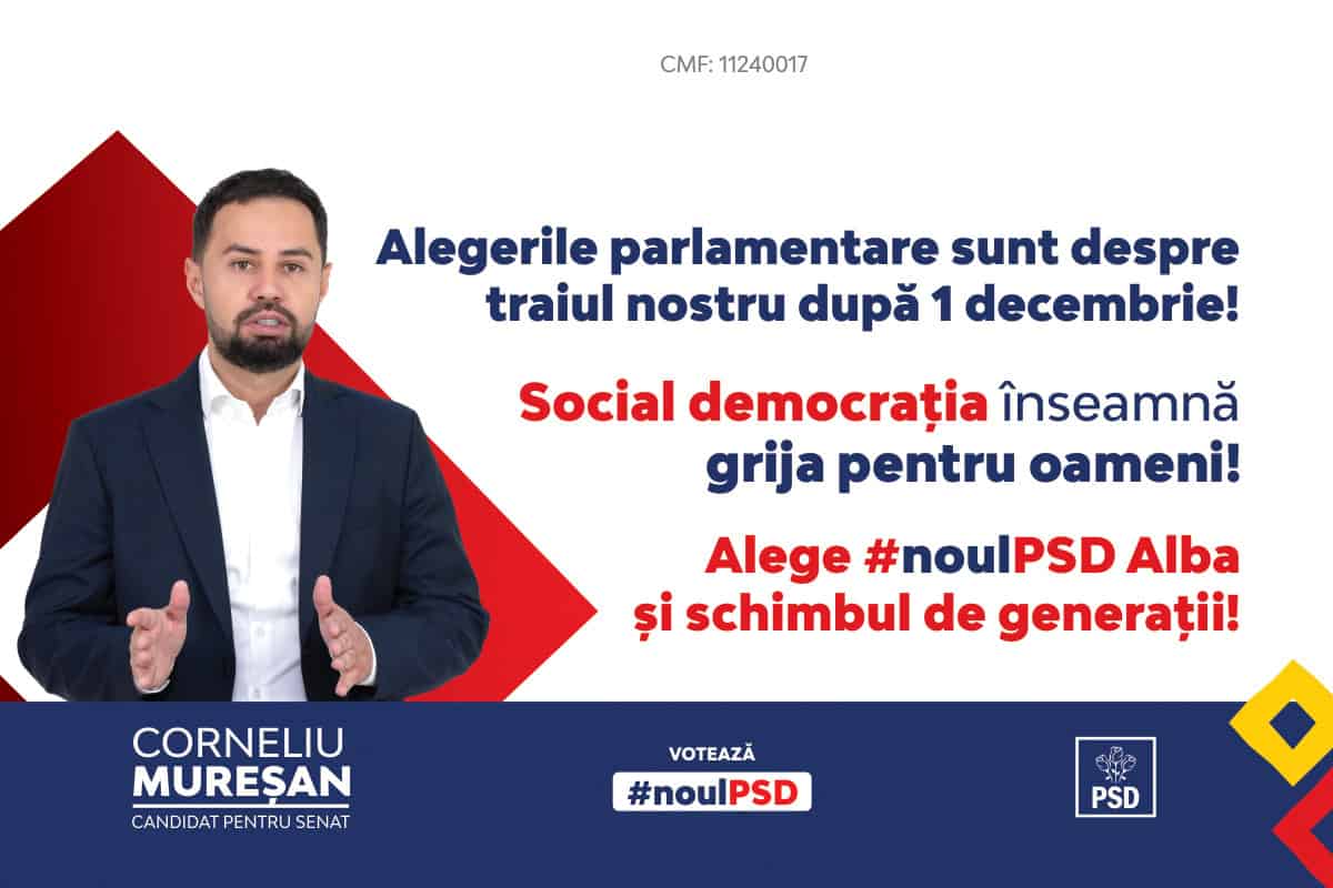 alegerile parlamentare sunt despre traiul nostru după 1 decembrie! În