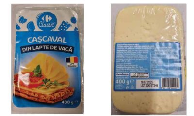 alertă alimentară: cașcaval din lapte de vacă, retras de la