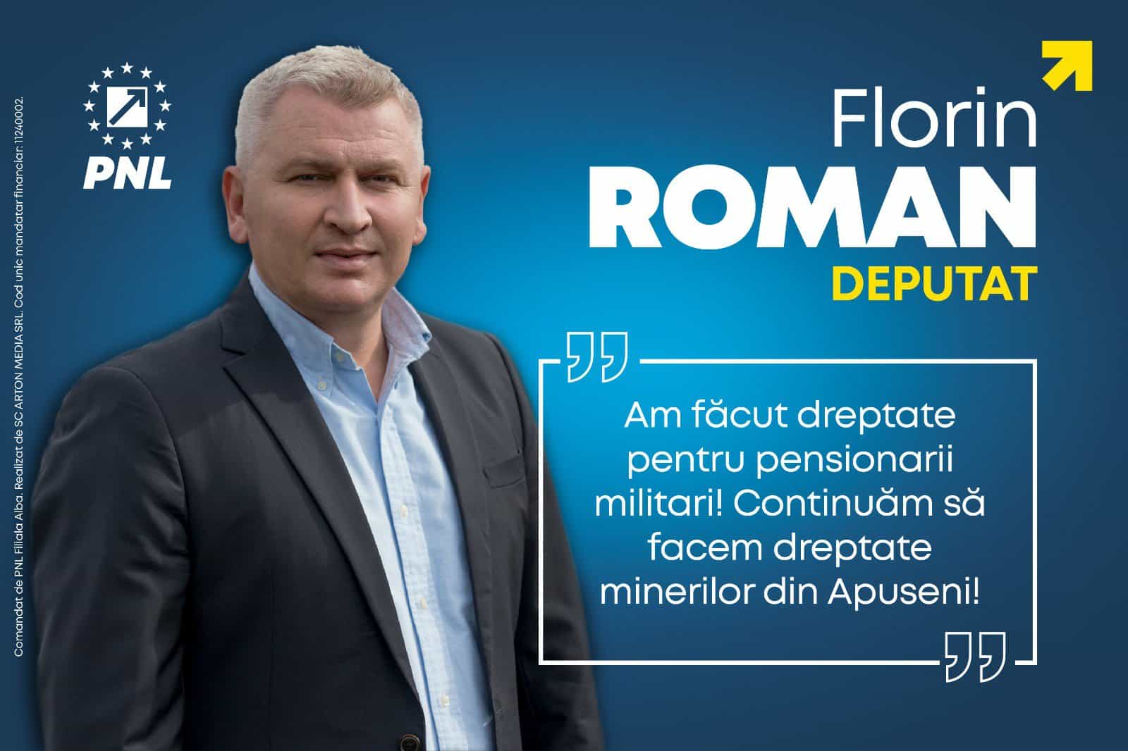 comunicat florin roman: am făcut dreptate pentru pensionarii militari! continuăm