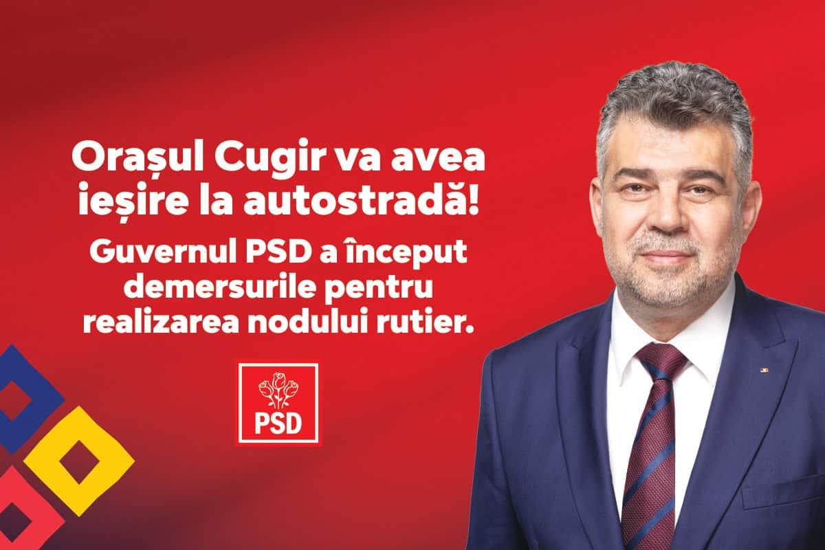 comunicat psd alba: guvernul psd conectează cugirul de autostradă prin